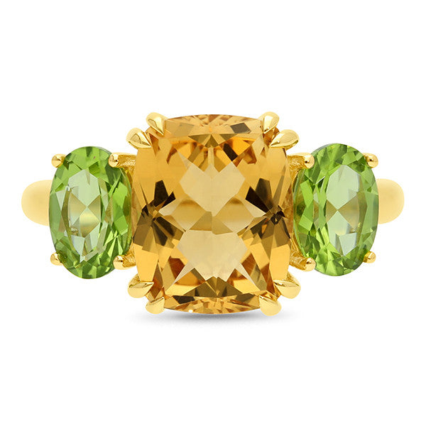 Tilly – Gemstone Cluster Ring (made to order)