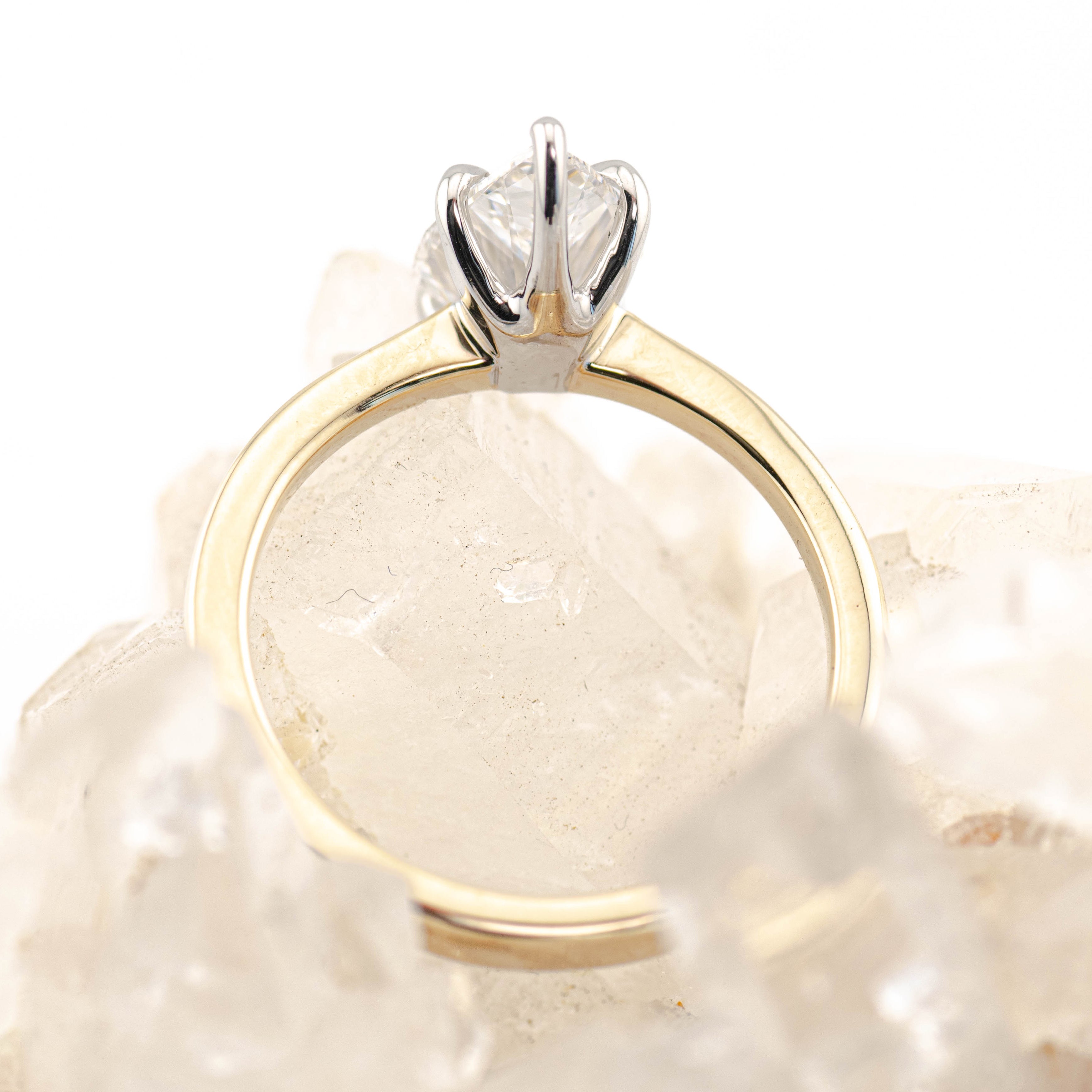 Olivia 2.0 – 5 Claw 2ct Pear Solitaire (Made to Order) F Colour VVS2