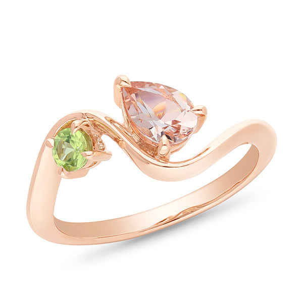 Peaches – Gemstone Ring (made to order)