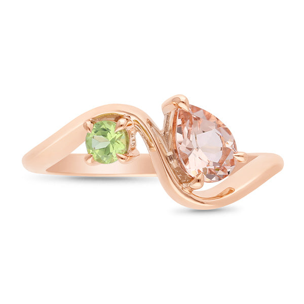 Peaches – Gemstone Ring (made to order)