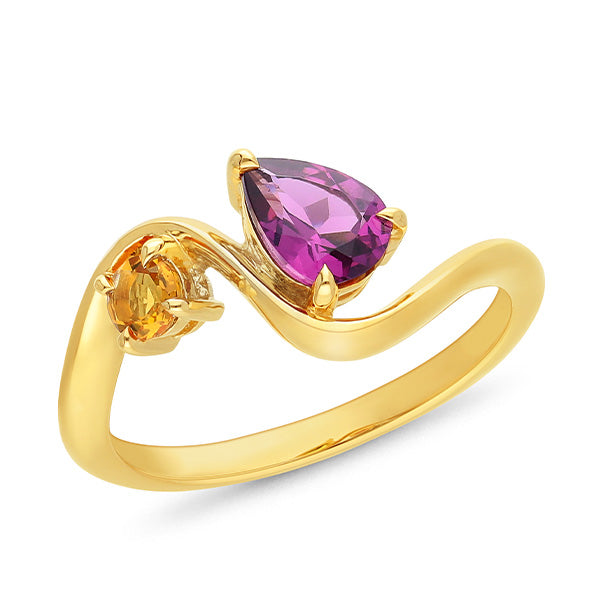 Plum – Gemstone Ring (made to order)