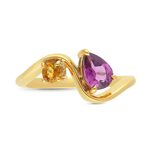 Plum – Gemstone Ring (made to order)